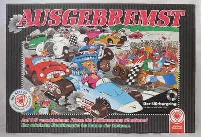 Altenburg Stralsund - Ausgebremst - German Racing Board Game (EX) w/Engish Rules