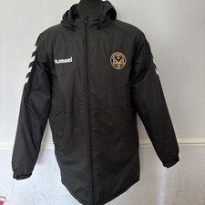 Manteau veste managers football du comté de Newport petit S 