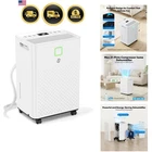 1600 sq. ft. Dehumidifier for Basement, 21 Pint Dehumidifier for Home with Dr...