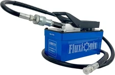 Air Hydraulic Pump 10,000 PSI, 1.7L Reservoir Foot Pump with 6.6ft Pipe, Blue