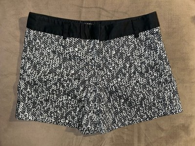 Express Design Studio Editor Women s Chevron Chino Shorts Size 00