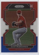2022 Panini Prizm Tier II Red White & Blue Prizm Austin Warren #187 06p8