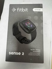 Fitbit Sense 2 Health and Fitness Smartwatch Black FB521BKGB-US New Sealed