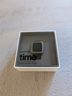 Pebble Time Smartwatch Schwarz