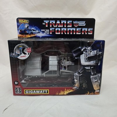Transformers MTMTE Back To The Future 40th Anniversary DeLorean Gigawatt