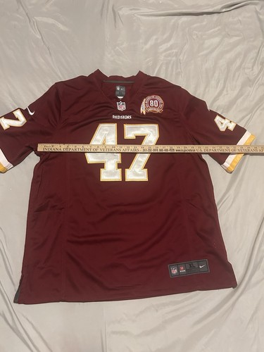 Chris Cooley RARE 80 Year Anniv. Washington Redskins Nike Stitched Jersey(XL) - Picture 6 of 11
