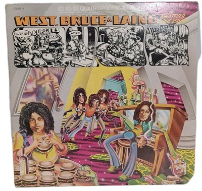 West Bruce & Laing - Whatever Turns You On LP Quadraphonic CQ32116 VG+ / VG+