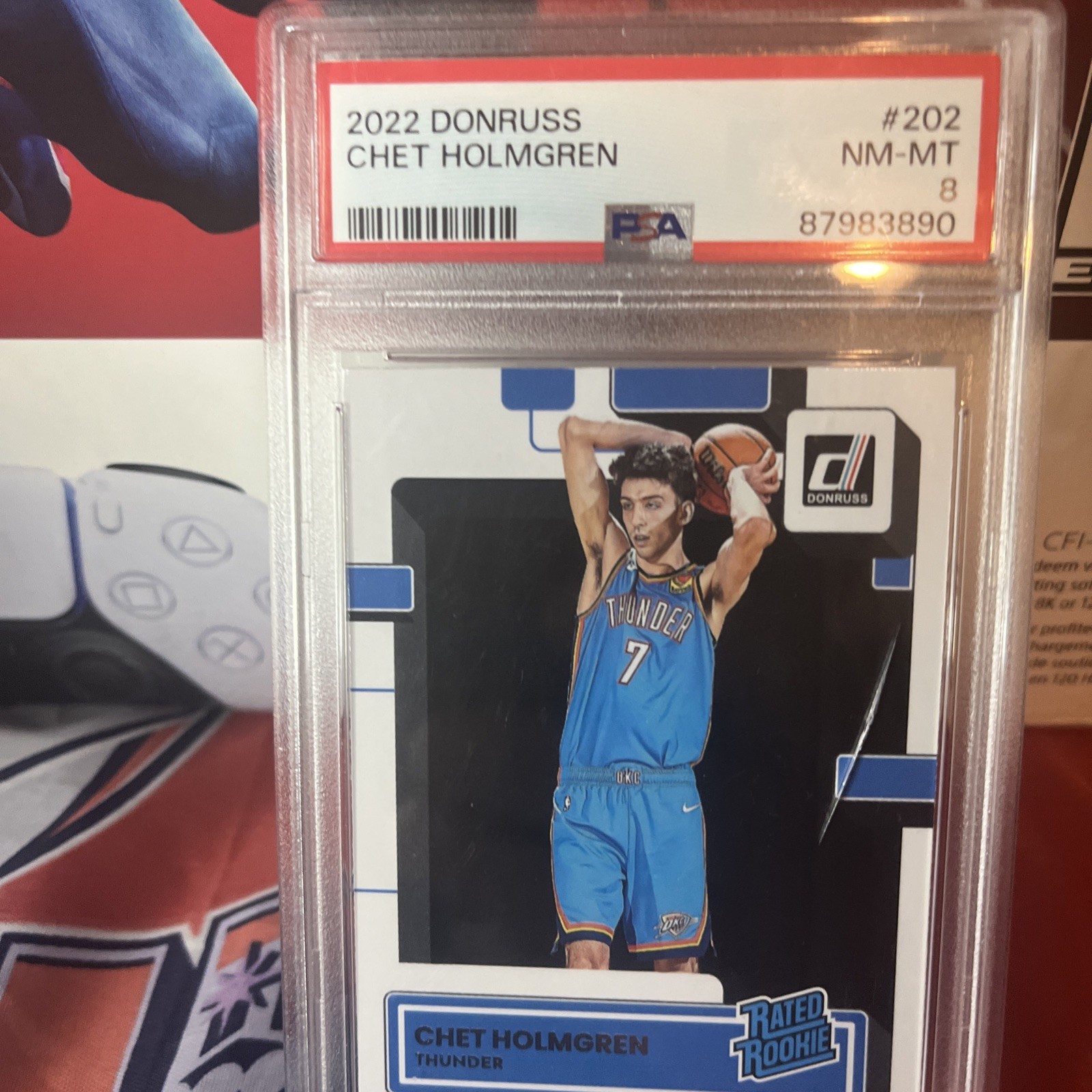 2022-23 Panini Donruss - Rated Rookie Chet Holmgren #202 (RC)