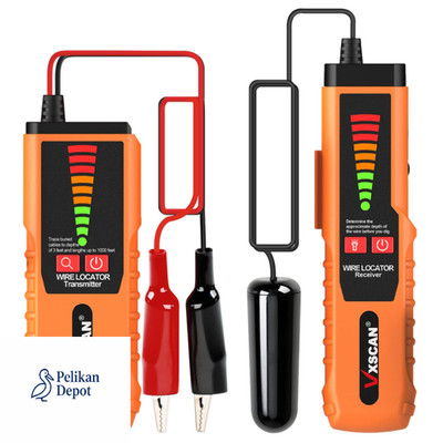 Unterirdischer Drahttracer VXSCAN F04 mit Kopfhörer und LED Taschenlam