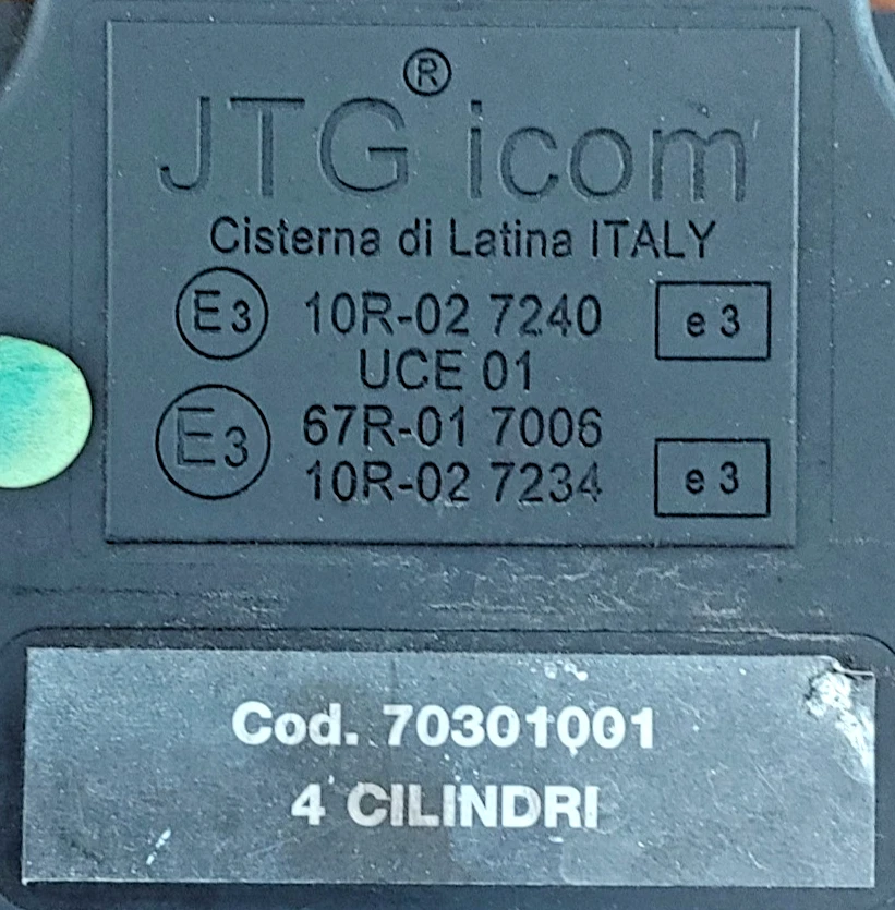 ICOM JTG Steuergerät 4 Zylinder 70301001 Control Unit Autogas LPG - Gebraucht - - Bild 2 von 2