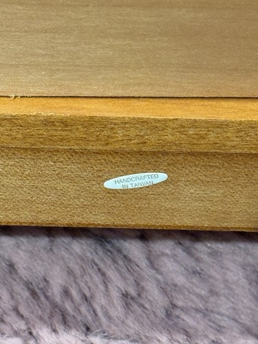 LENOX Spice Village Spice Rack Only 1989 Wood Display Shelf w/ Drawer Good Cond. - Picture 7 of 18