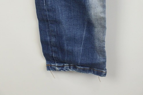 DSQUARED 2 Blue Wash Denim Regular Skinny Distressed Jeans Size 50 - Picture 5 of 20