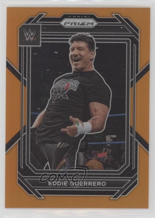 2023 Panini Prizm WWE Orange Prizm 81/99 Eddie Guerrero #193 0yx7