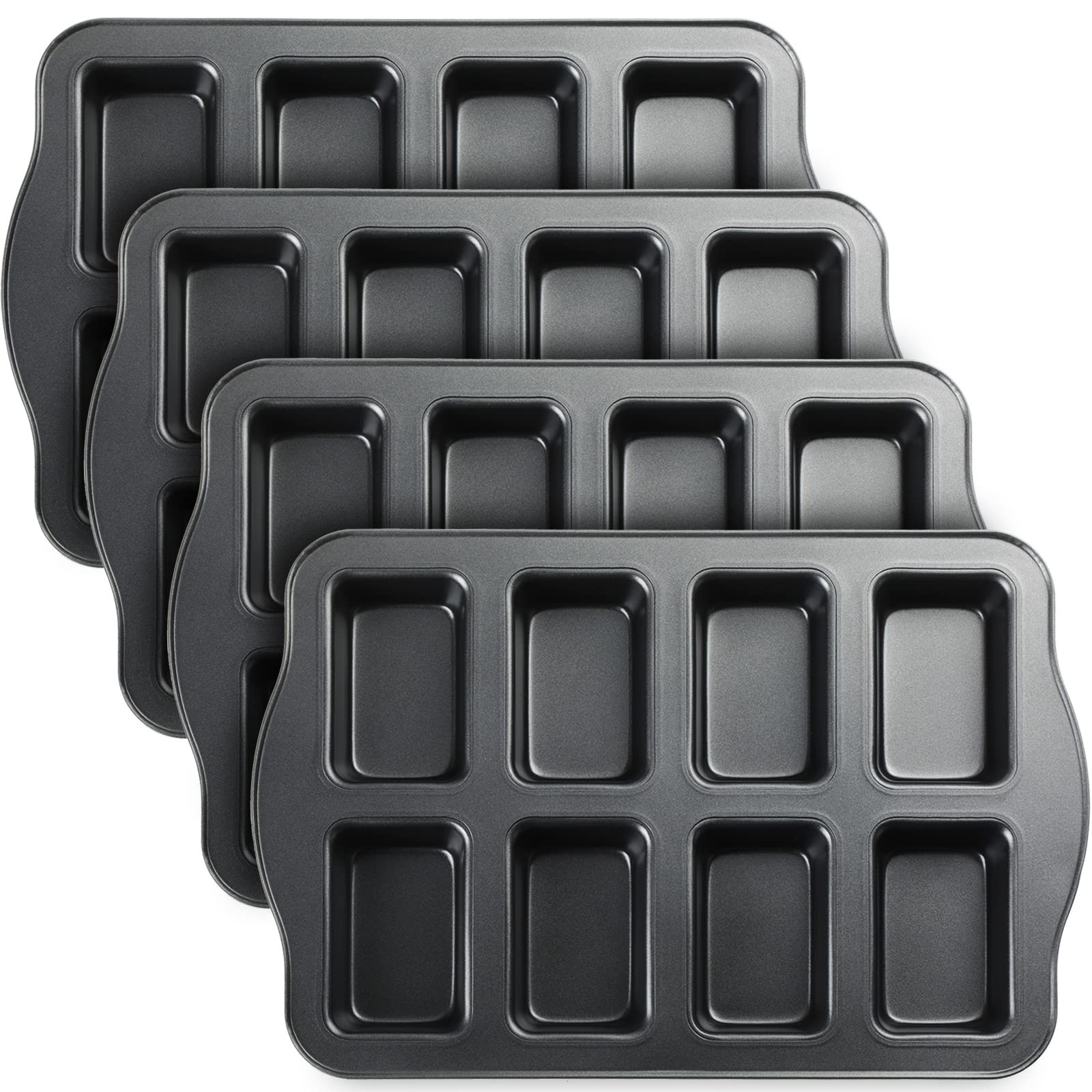 4 Pcs Non Stick Mini Loaf Pan