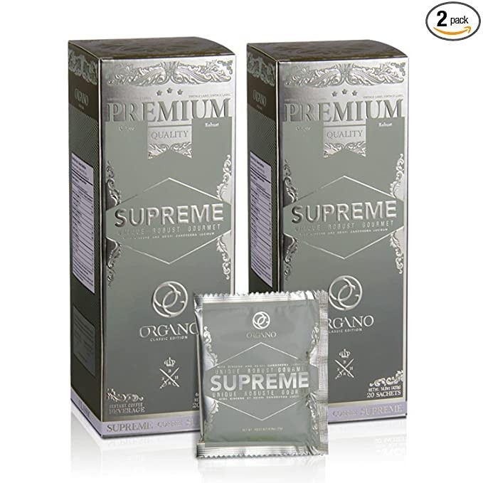 2 boxes of Organo Gold Ganoderma Gourmet &ndash; Caf&eacute; Supreme(20 sachets)