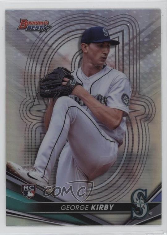 2022 Bowman's Best Refractor George Kirby #69 Rookie RC 1e90
