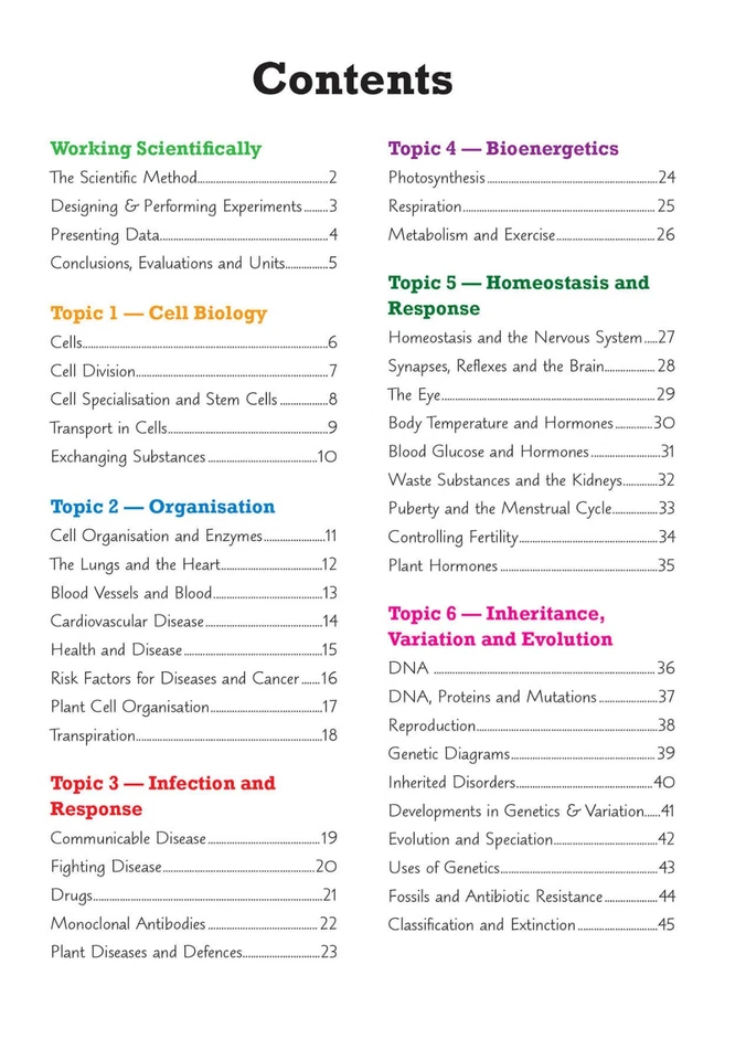 GCSE Biology AQA Knowledge Organiser & Retriever Bundle - Image 2 of 4