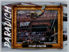 Tiffany Stratton 2025 Topps Chrome WWE Paradigm Refractor PAR-TST
