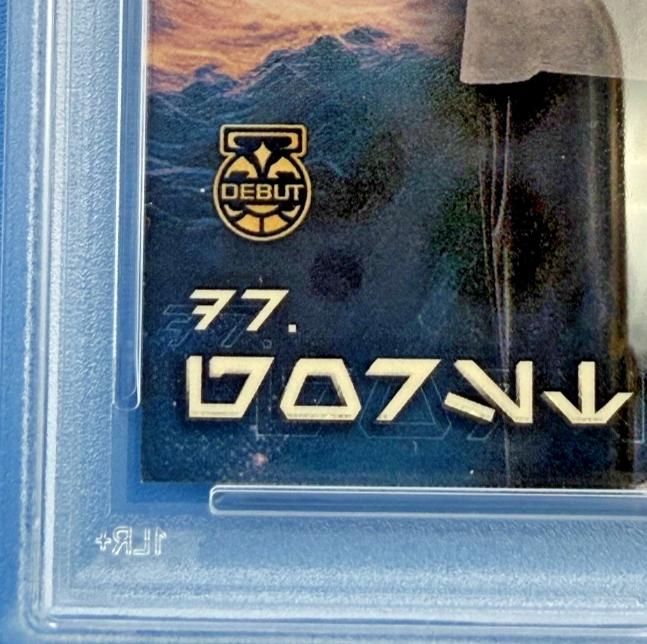 2025 Topps Star Wars Chrome Dr. Gorst AUREBESH SUPERFRACTOR 1/1 PSA 9 🔥 Debut view 14
