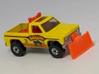 Vintage 1981 Hot Wheels Super Scraper Speedy Plow Yellow 1129 Truck Hong Kong