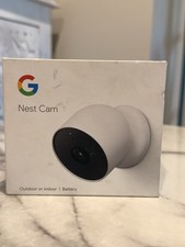 Google Nest Security Indoor Outdoor Camera G3AL9 Snow with box