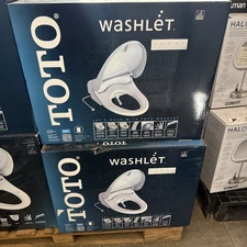 TOTO Washlet Elongated Bidet Seat with SoftClose Lid T1SW2491#01 Remote Control