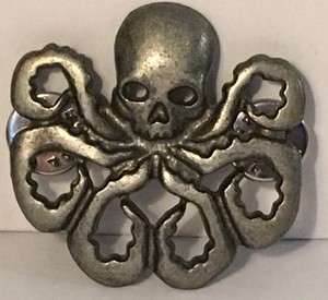 Marvel Hydra Steel Pin Lootcrate August 2015