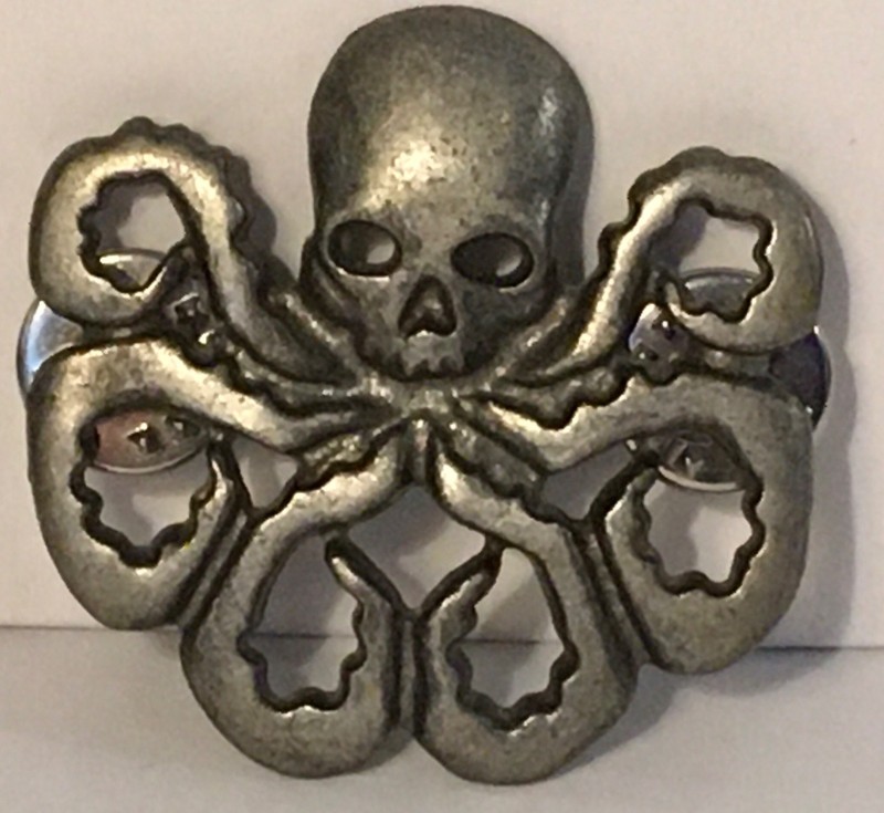 Marvel Hydra Steel Pin Lootcrate August 2015