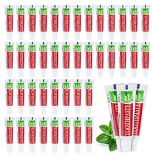 100 Tubes Travel Size Toothpaste in Bulk, Disposable 1 Fl Oz Pack of 100