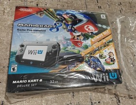 Nintendo Wii U with Mario Kart 8 Deluxe Set - 32GB Console Bundle NEW, Complete.
