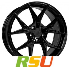 Keskin KT19 Angel black painted 8x18" ET45 LK5 112 ML 72.6 Alufelgen 18 Zoll