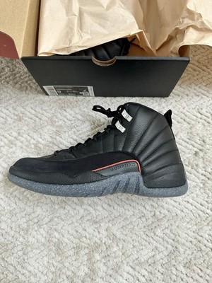 Air Jordan 12 Men's Retro Utility Sneakers Size 9 Black/Red