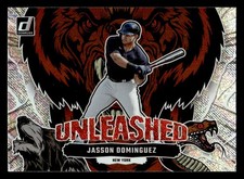 Jasson Dominguez 2023 Donruss #U20 Unleashed Rapture