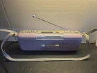 VTG PLUM PURPLE SHARP QT-50(L) AM/FM Stereo Radio Cassette STRANGER THINGS RARE