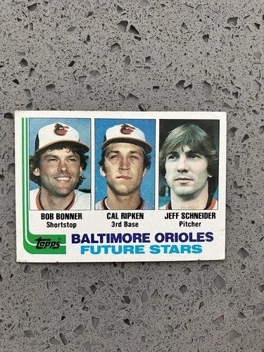 1982 Topps - Future Stars Cal Ripken, Jeff Schneider, Bobby Bonner #21 RC Rookie
