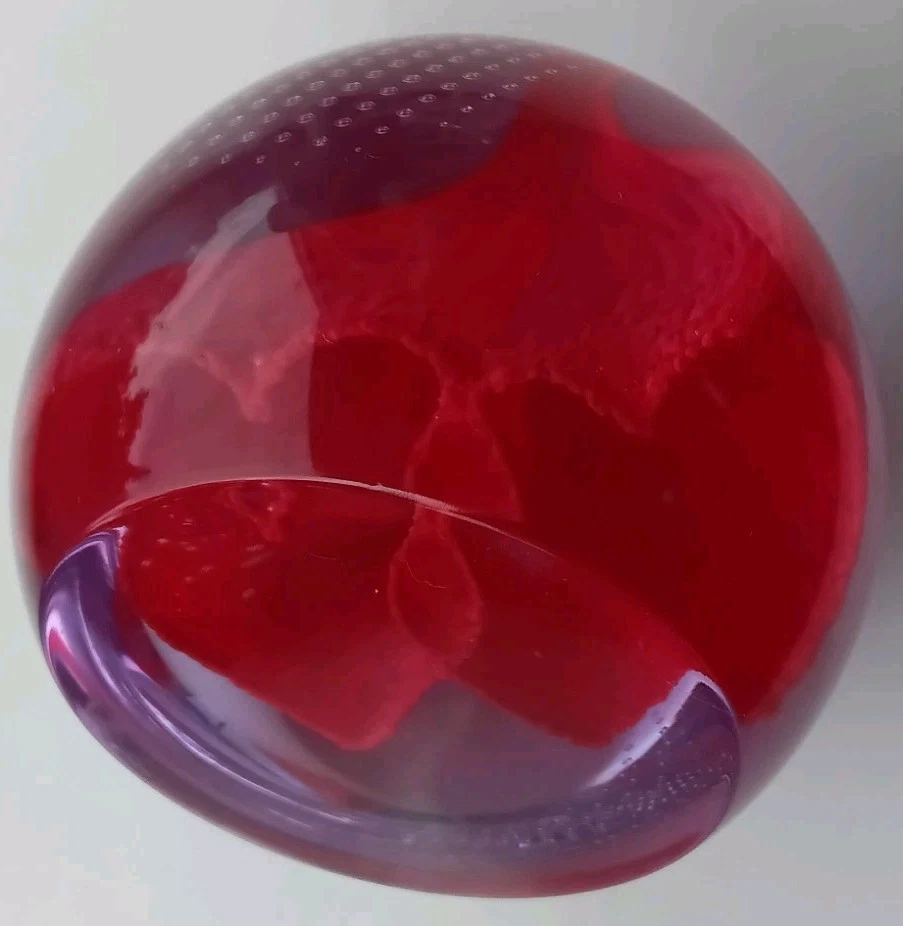 CAITHNESS Glass LOVE HEARTS Paperweight  Y29182 - Image 4 of 4