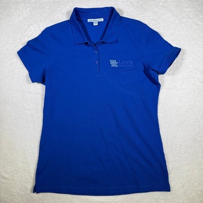 Lewis Honors College Port Authority Ladies Royal Blue Short Sleeve Polo Shirt M