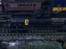 Tyco/Mantova serbatoio inferiore in metallo auto Hercules Powder Co. bella forma con cupola camminata