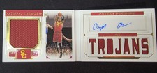 2020 National Treasures Collegiate/35 Onyeka Okongwu #100 Rookie Auto Booklet RC