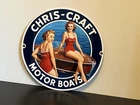 Hi Gloss Chris Craft Motor Boats Vintage  Style Metal Sign