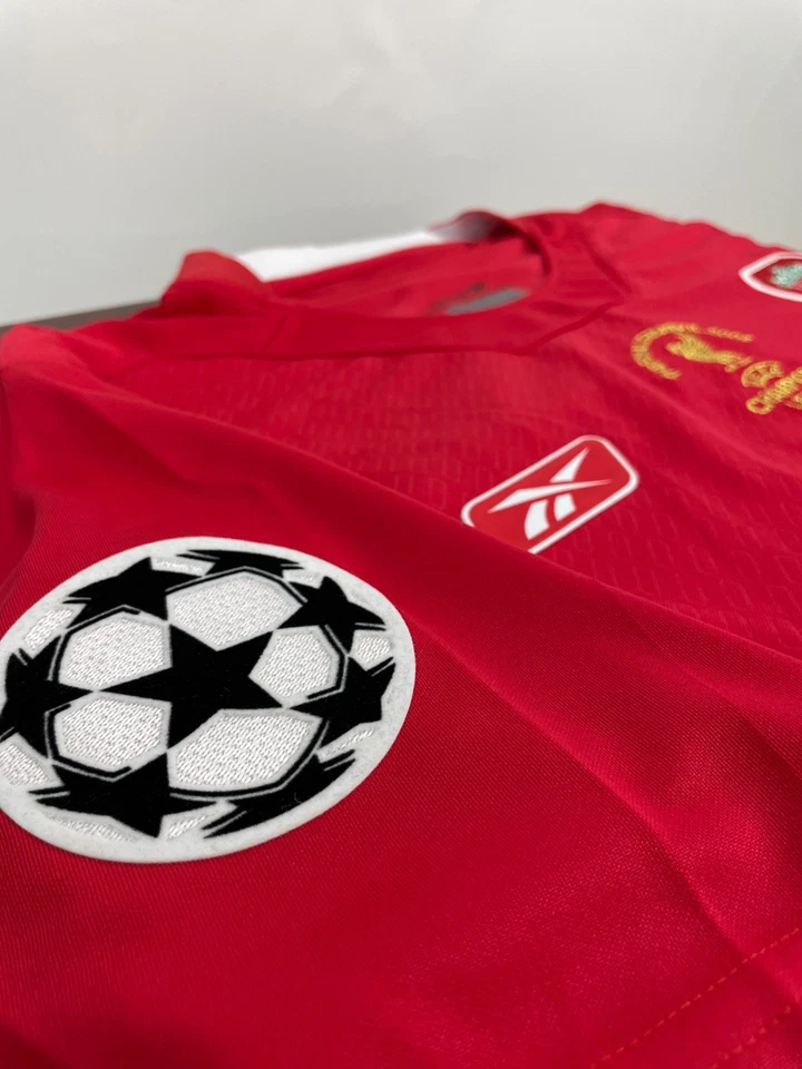 Liverpool 2005-2006 UEFA Champions League Home Jersey - Gerrard #8 - Image 3 of 4