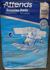 Attends Unisex Booster Pad Ultra Thin 3.5 x 11" BST0192 37 24 Ct
