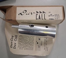 Duv Coy Dove Call Aluminum 1940s New In Box Duck Bird Pittsburg Ks Rare Duv Coy Dove Call Aluminum 1940s New In Box Duck Bird Pittsburg Ks Rare
