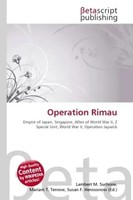 Lambert M. Surhone (U. A.) | Operation Rimau | Taschenbuch | Englisch (2026)
