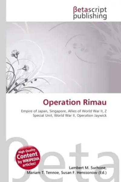 Lambert M. Surhone (U. A.) | Operation Rimau | Taschenbuch | Englisch (2026)-image