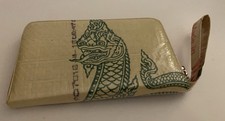 Malia Wristlet, Dragon, Recycled Cement Bag, Cambodia
