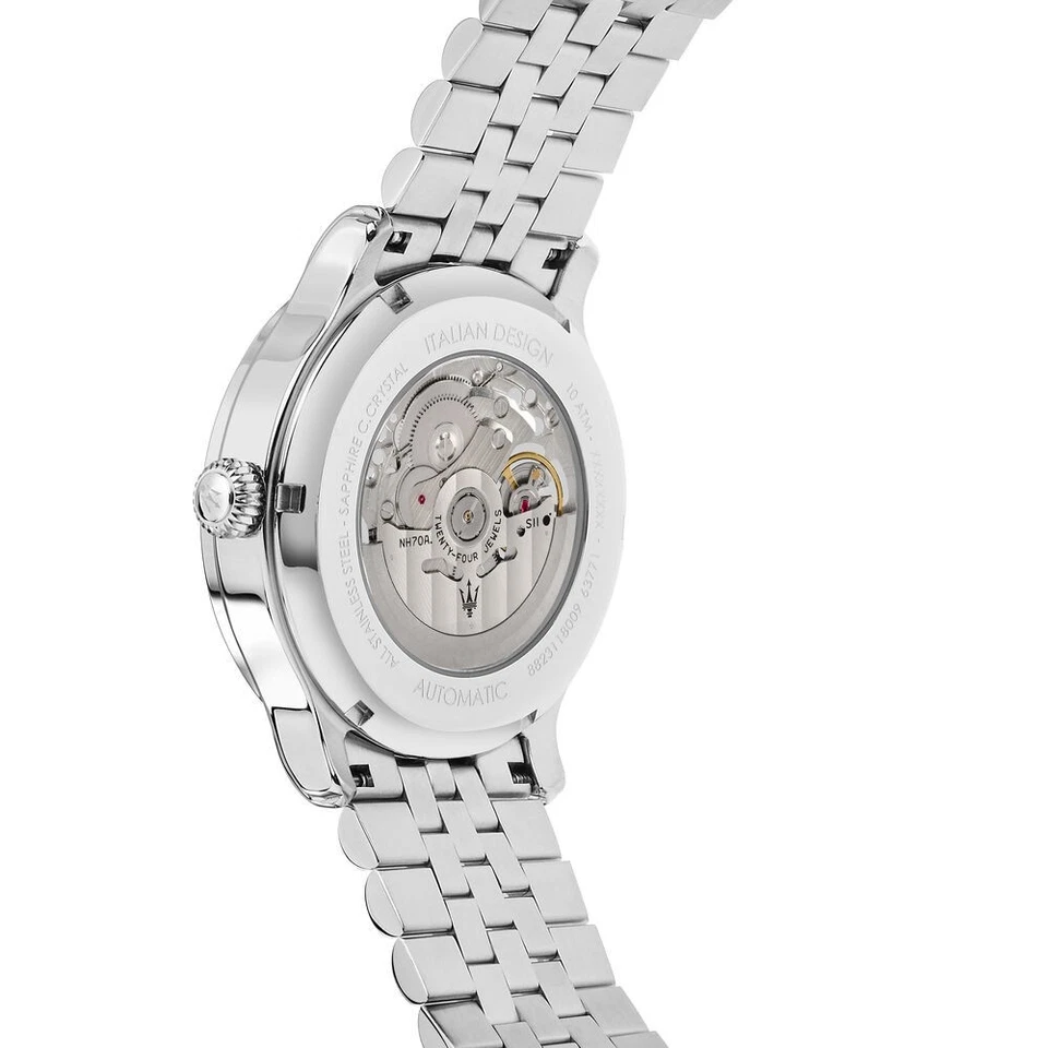 Maserati Epoca – Orologio Uomo Automatico Acciaio Bicolor (R8823118011) - Immagine 3 di 4