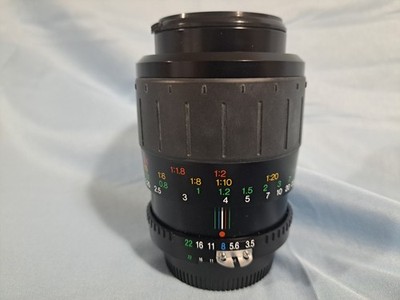 Vivitar 100mm/f3.5 Macro 1:2x Lens for Nikon with box and manual