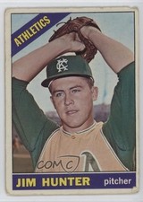 1966 Topps Catfish Hunter Jim Hunter #36 HOF 1mh5