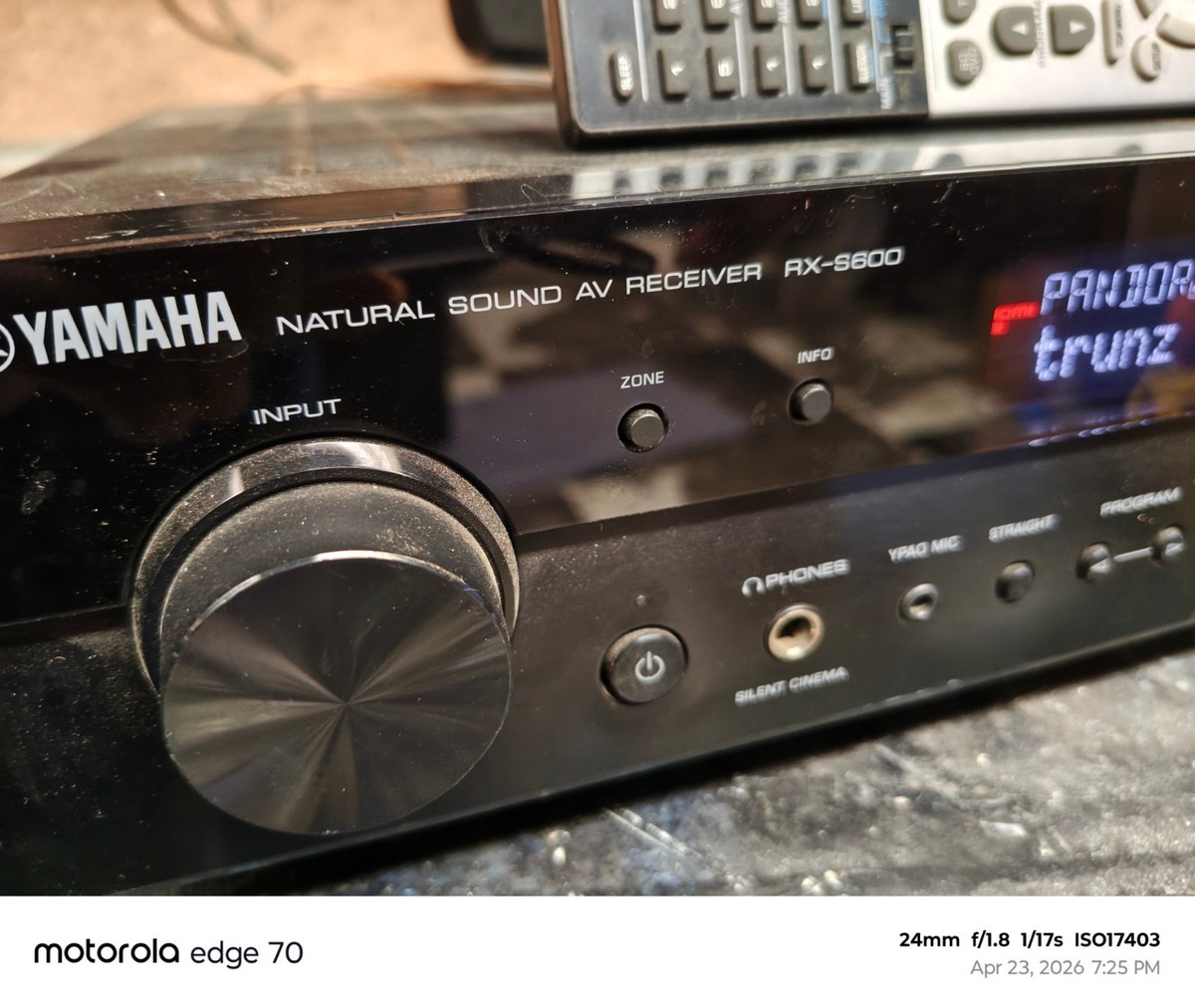 yamaha rx s600 Slim and compact 5.1-channel network AV receiver | eBay